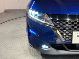 LEDヘッドライトが明るく照らします☆
