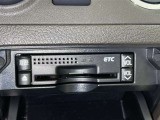 ETC車載器付きです。高速道路の料金所もスムーズに通過できます。