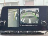 カメラは切り替えが可能で見えにくい左前の死角えおサポート!