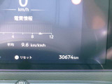 現在の走行距離です☆ディスプレイ付きなので様々な情報を見ることができます。