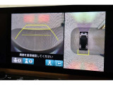 純正のマルチビューカメラが装備されています!上から見下ろしたような視界のカメラが駐車をサポートします!