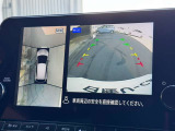 空から見下ろしているかのような視点で周囲を確認できるアラウンドビューモニター!