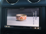 メモリーナビでフルセグTVを表示した画面です。停車中の待ち時間にも楽しめます。