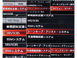 BSM・RCTA・車線逸脱関連など、実車装備をまとめて確認できます。