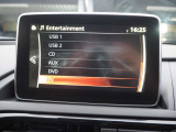 マツダコネクトSDナビ搭載!CD、DVD、SD、USB、AUX、BT接続、地デジの視聴も可能です!