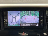 【アラウンドビューモニター】専用のカメラにより、上から見下ろしたような視点で360度クルマの周囲を確認することができます☆死角部分も確認しやすく、狭い場所での切り返しや駐車もスムーズに行えます。