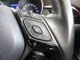 ステアリングスイッチは前方から目を離すことなく操作することが可能。わき見運転の防止に。