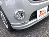 フォグランプにより悪天候時に前方の視界を確保し、周囲の車に自車の存在をアピールして安全性を高めます!