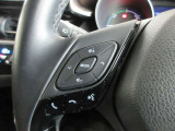 ステアリングスイッチは前方から目を離すことなく操作することが可能。わき見運転の防止に。
