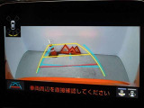 バックガイドモニターを装備しています、車庫入れもラクラクです。