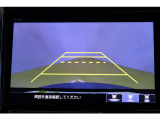 バックカメラで後方確認もバッチリ!