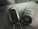 キーを取り出さずにドアを施錠&解錠。クルマの始動も可能です。