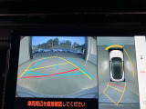 バックガイドモニター。車庫入れ時に進行方向をガイドしてくれるので、安心です。