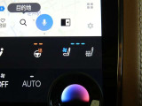 運転席・助手席は、ヒーター&ベンチレーション付シートです。暑い時期も寒い冬も快適に過ごせるうれしい装備です。ハンドルヒーターも装備です。