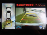 パノラミックビューモニター付きです。全方向の確認ができて安心です。