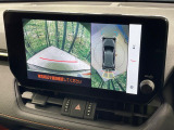 【パノラミックビューモニター】専用のカメラにより、上から見下ろしたような視点で360度クルマの周囲を確認することができます☆死角部分も確認しやすく、狭い場所での切り返しや駐車もスムーズに行えます。