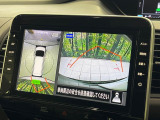 【アラウンドビューモニター】専用のカメラにより、上から見下ろしたような視点で360度クルマの周囲を確認することができます☆死角部分も確認しやすく、狭い場所での切り返しや駐車もスムーズに行えます。