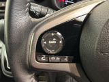 ステアリングにオーディオ操作スイッチが付いています。オーディオ画面に直接タッチしなくても操作が出来ますので、運転に集中できます。