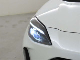 精悍な目つきのLEDヘッドランプを装備しております。