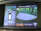 【アラウンドビューモニター】専用のカメラにより、上から見下ろしたような視点で360度クルマの周囲を確認することができます☆死角部分も確認しやすく、狭い場所での切り返しや駐車もスムーズに行えます。