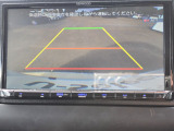 駐車時の安全確認をサポートするバックカメラも使用できます。