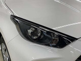 ハロゲンライトです。デザイン性がよく明るいので、夜間の走行や悪天候でも安心です。