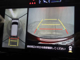 パノラミックビューモニターを装備。車を上から見たような映像が確認できますよ