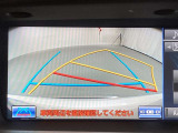 バックモニター付きです。後退時に車両の後ろ側を画面に表示します。車庫入れなどでバックする際に後方確認ができ便利です。