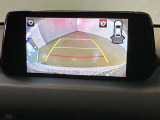 バックギアに入れると、このように後方が映し出されます!最終確認はご自身の目と耳で行ってください!安全第一で!