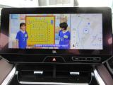 地図とテレビ画面同時に映すことが可能です