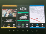 地図やテレビ、オーディオなどの情報をひとつの画面で確認でき、目的に合わせた項目を選びやすい構成です。メニュー表示も見やすく、普段使いに便利な機能をまとめて利用できます。