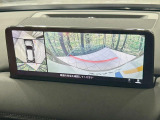 【360&deg;ビューモニター】専用のカメラにより、上から見下ろしたような視点で360度クルマの周囲を確認することができます☆死角部分も確認しやすく、狭い場所での切り返しや駐車もスムーズに行えます。