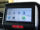 ナビゲーションはケンウッドメモリーナビ(MDV-D502BT)を装着しております。AM、FM、CD、DVD再生、Bluetooth、フルセグTVがご使用いただけます。初めて訪れた場所でも安心ですね!