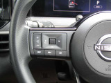 ステアリングスイッチ付きです。運転に集中できます。