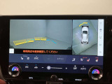 パノラミックビューモニターで安全に車庫入れが出来ます。