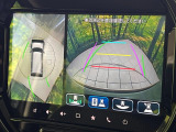 【全方位モニター用カメラ】専用のカメラにより、上から見下ろしたような視点で360度クルマの周囲を確認することができます☆死角部分も確認しやすく、狭い場所での切り返しや駐車もスムーズに行えます。
