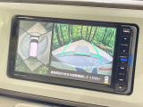 【パノラマモニター】専用のカメラにより、上から見下ろしたような視点で360度クルマの周囲を確認することができます☆死角部分も確認しやすく、狭い場所での切り返しや駐車もスムーズに行えます。