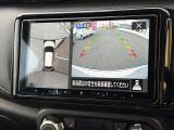 アラウンドビューモニターで車庫入れも安心です♪