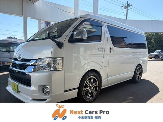 ハイエース 2.7 GL ロング ファインテックツアラー KENWOODナビ モデリスタエアロ