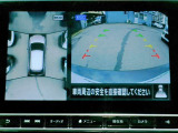 アラウンドビューモニター!空から見下ろしているかのような映像を映し出します。駐車時には安心ですよね♪