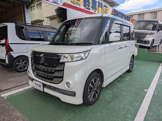 スペーシアカスタム Zターボ 純正メモリーナビフルセグバックカメラスマ