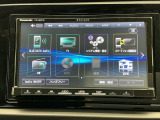 社外メモリーナビ付きです!CD・DVD再生、ミュージックサーバー、フルセグTV視聴、Bluetooth・ミュージックプレーヤー接続可能です!
