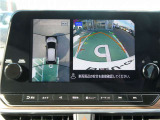 まるで空から見下ろしたかのような映像を映し出すアラウンドモニターだから、車庫入れもラクラクです!