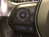 【ステアリングスイッチ】左です。ステアリングから手を離さず、運転に集中したまま手元でオーディオ操作・ハンズフリー通話が出来ます。