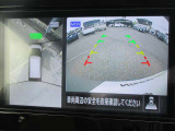 アラウンドビューモニターで車の周囲の情報が室内でわかります。