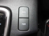 燃費改善のECOモード、パワフルな走行にPWRモードと、切り替えができるスーパーインテリジェントA/Tです。