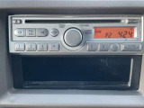 CDラジオを装備。音楽やラジオを楽しめます。