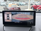 360度バックカメラで車庫入れをサポートします♪