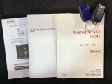 ☆お車の価値です☆大きな安心!!☆取り扱い説明書 メンテナンスノート(点検整備記録簿)付です。☆