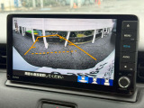 バックカメラのお写真です。駐車が苦手な方でも楽に駐車が行えますね♪